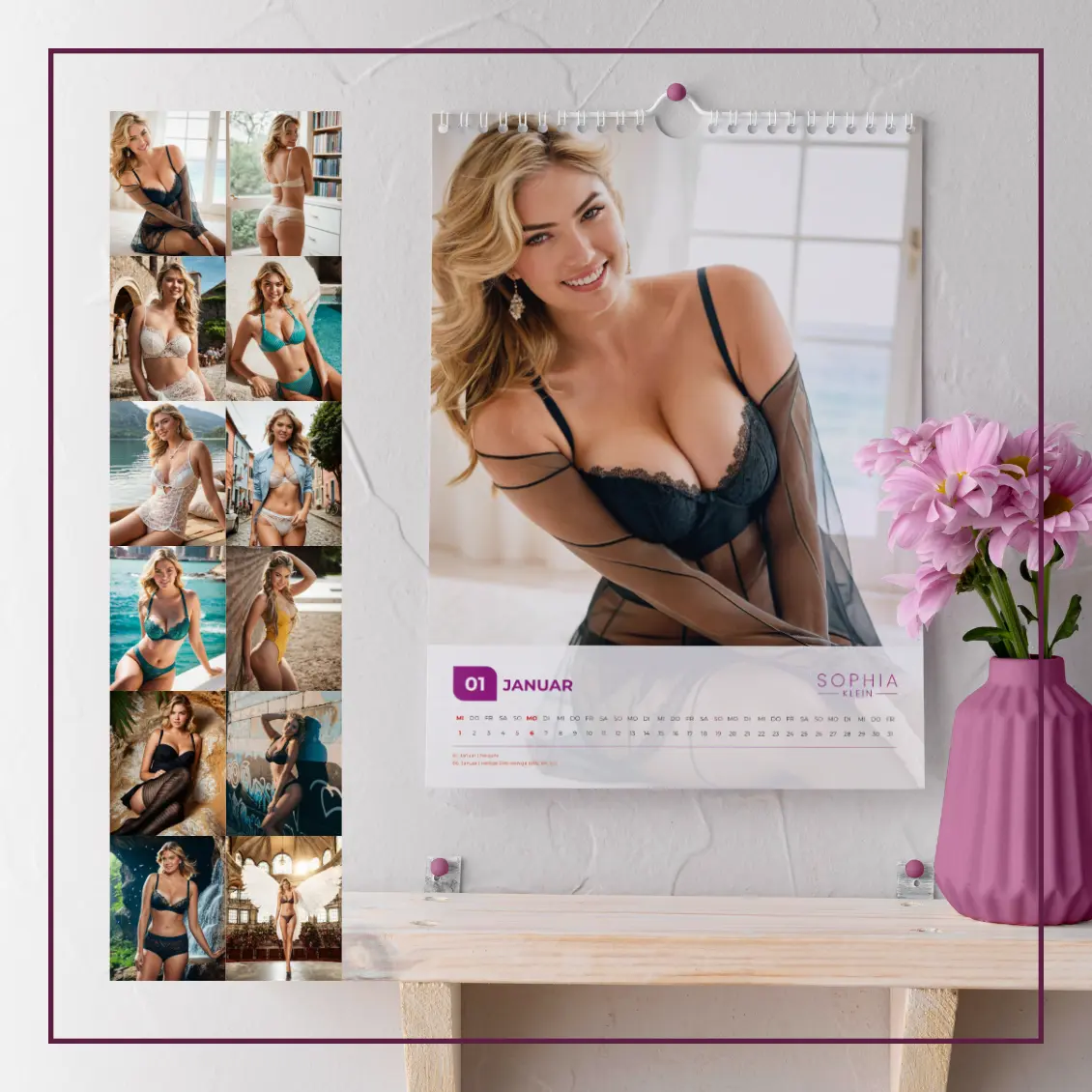 KALENDER 2025 - LINGERIE & SWIMWEAR – Bild 2